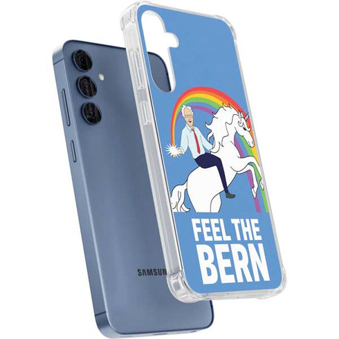 Feel The Bern Unicorn Galaxy S24 Clear Case