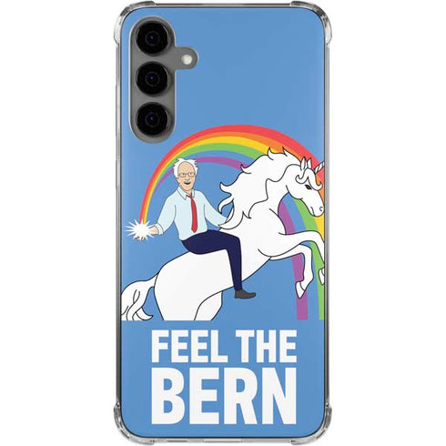 Feel The Bern Unicorn Galaxy S24 Plus Clear Case