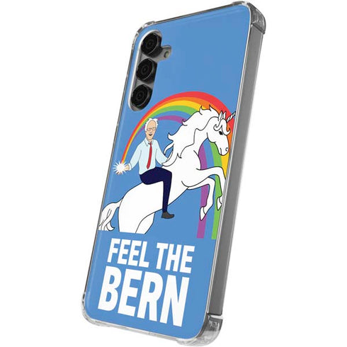 Feel The Bern Unicorn Galaxy S24 Plus Clear Case