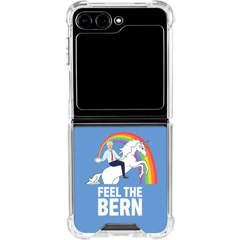 Feel The Bern Unicorn Galaxy Z Flip5 5G Clear Case