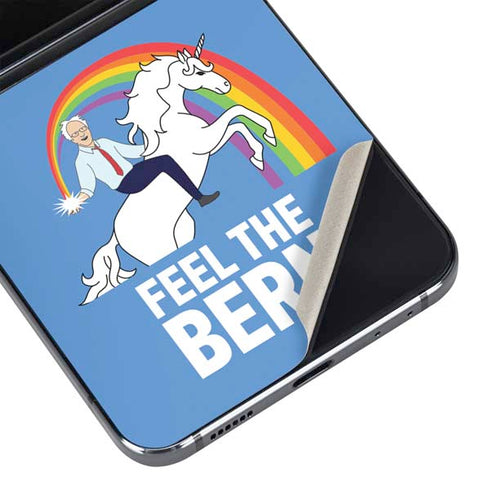 Feel The Bern Unicorn Galaxy Z Flip5 5G Skin