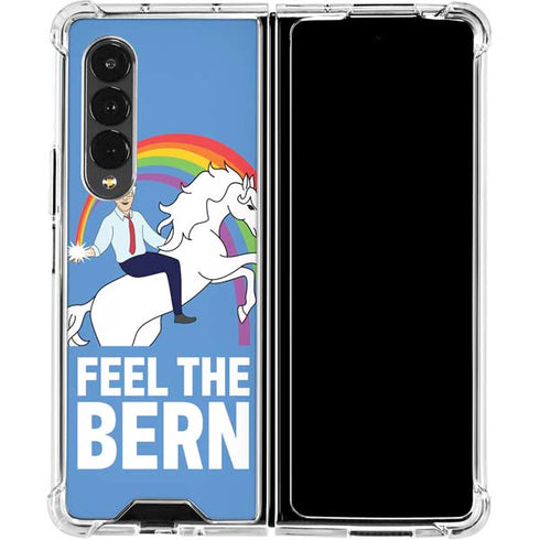 Feel The Bern Unicorn Galaxy Z Fold4 5G Clear Case