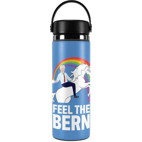 Feel The Bern Unicorn Hydro Flask 20oz Wide Mouth Skin