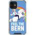 Feel The Bern Unicorn iPhone 12 Clear Case
