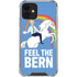 Feel The Bern Unicorn iPhone 12 Mini Clear Case
