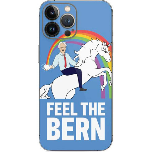 Feel The Bern Unicorn iPhone 14 Pro Max Skin
