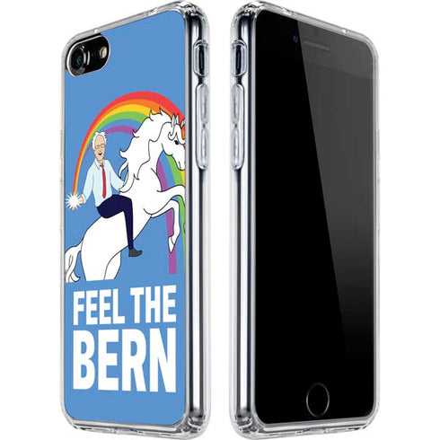Feel The Bern Unicorn iPhone SE (2nd & 3rd Gen) Clear Case