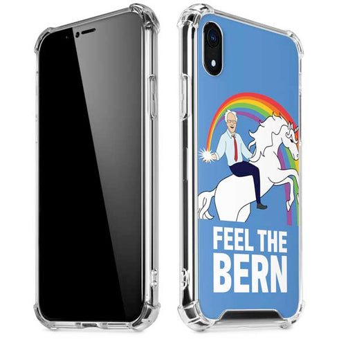 Feel The Bern Unicorn iPhone XR Clear Case