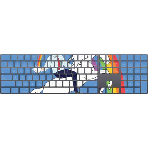 Feel The Bern Unicorn Magic Keyboard with Numeric Keypad Skin