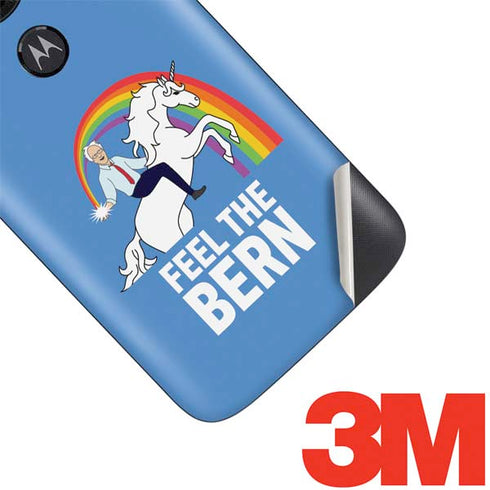 Feel The Bern Unicorn Moto E5 Play Skin