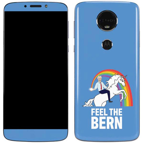 Feel The Bern Unicorn Moto E5 Plus Skin