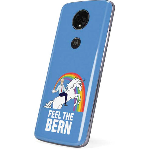 Feel The Bern Unicorn Moto E5 Plus Skin