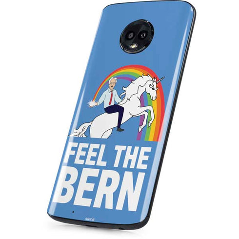 Feel The Bern Unicorn Moto G6 Skin