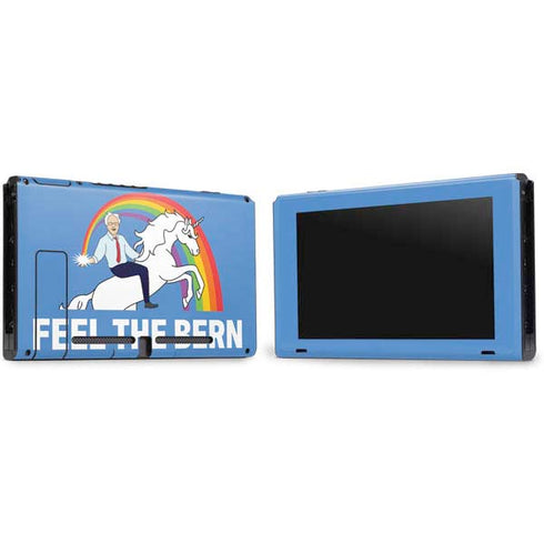 Feel The Bern Unicorn Nintendo Switch Bundle Skin