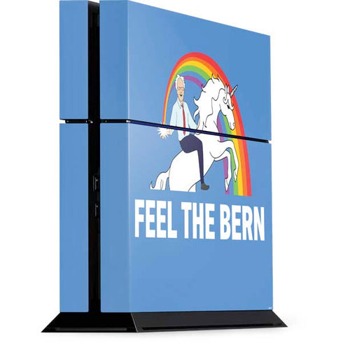Feel The Bern Unicorn PS4 Console Skin