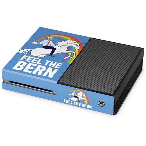 Feel The Bern Unicorn Xbox One Console Skin