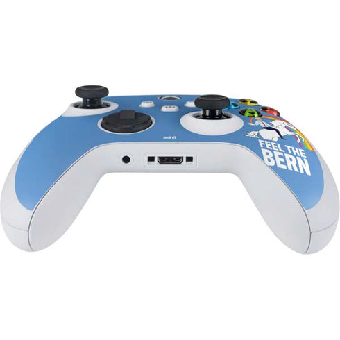 Feel The Bern Unicorn Xbox Series S Controller Skin