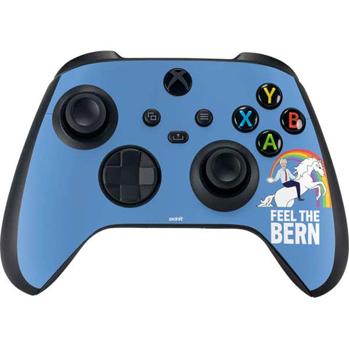 Feel The Bern Unicorn Xbox Series X Controller Skin