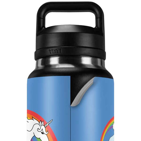 Feel The Bern Unicorn YETI Rambler 36oz Bottle Skin