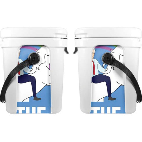 Feel The Bern Unicorn YETI Roadie 24 Hard Cooler Skin