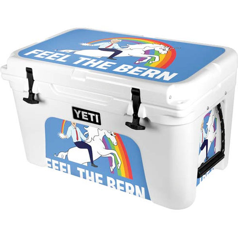 Feel The Bern Unicorn YETI Tundra 45 Hard Cooler Skin