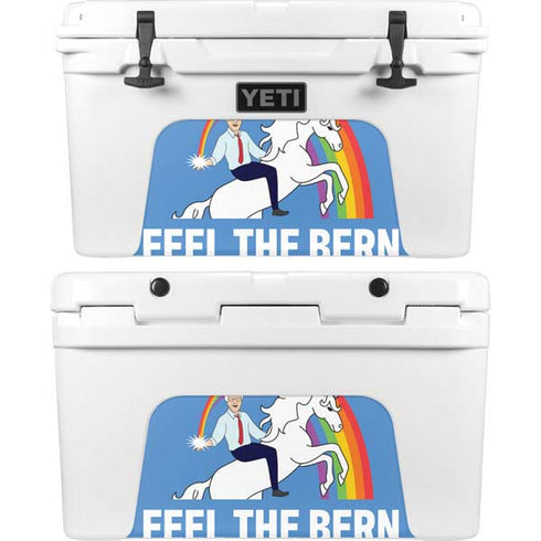Feel The Bern Unicorn YETI Tundra 45 Hard Cooler Skin