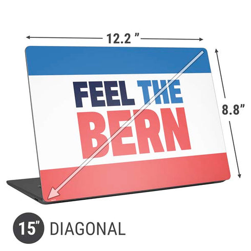Feel The Bern Universal Laptop 15in (12.2 x 8.8in) Skin