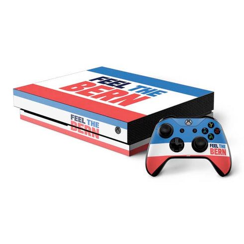 Feel The Bern Xbox One X Bundle Skin