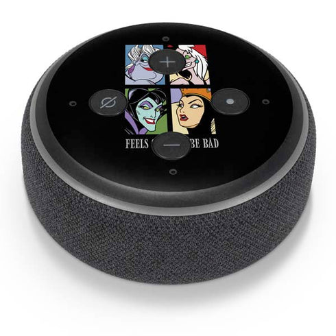 Disney Villains Characters Feels Good To Be Bad Amazon Echo Dot Skin