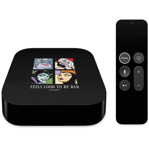 Disney Villains Characters Feels Good To Be Bad Apple TV Skin