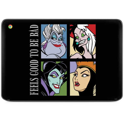 Disney Villains Characters Feels Good To Be Bad HP Chromebook Skin
