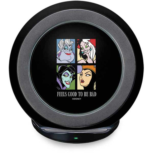 Disney Villains Characters Feels Good To Be Bad Fast Charge Wireless Charging Stand Skin