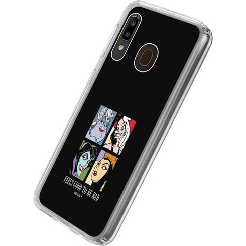 Disney Villains Characters Feels Good To Be Bad Galaxy A20 Clear Case