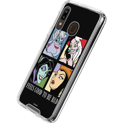 Disney Villains Characters Feels Good To Be Bad Galaxy A30 Clear Case
