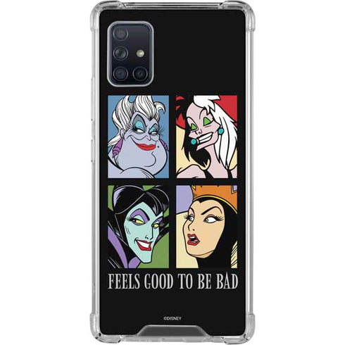 Disney Villains Characters Feels Good To Be Bad Galaxy A51 5G Clear Case