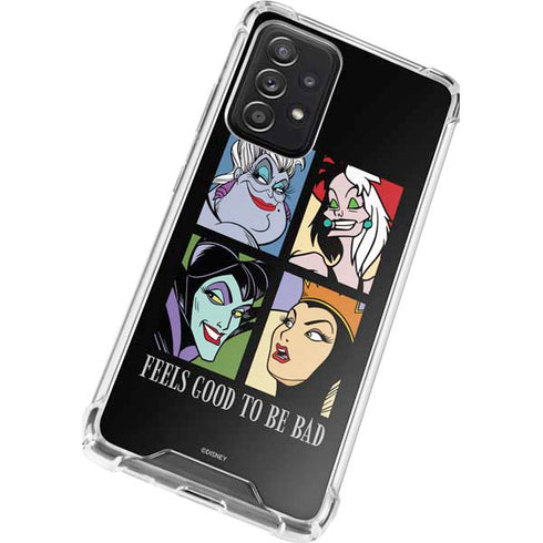 Disney Villains Characters Feels Good To Be Bad Galaxy A52 5G Clear Case