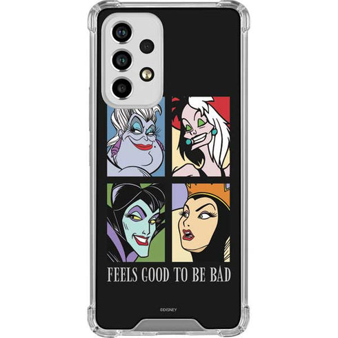 Disney Villains Characters Feels Good To Be Bad Galaxy A53 5G Clear Case