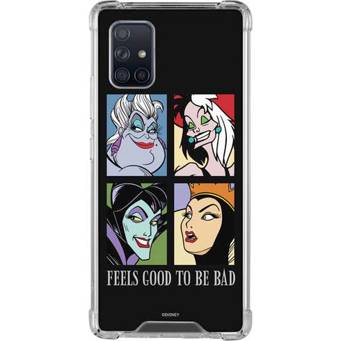 Disney Villains Characters Feels Good To Be Bad Galaxy A71 5G Clear Case
