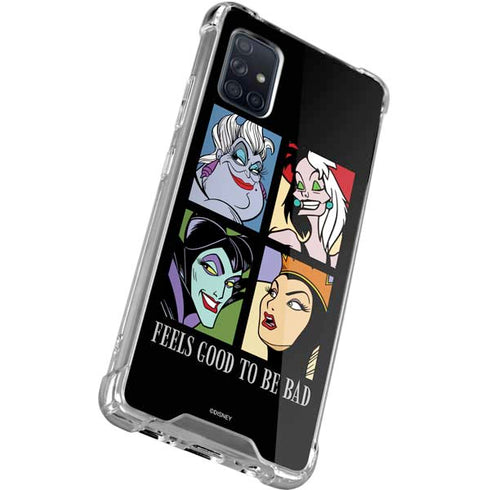 Disney Villains Characters Feels Good To Be Bad Galaxy A71 5G Clear Case