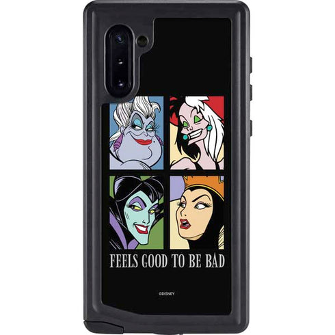 Disney Villains Characters Feels Good To Be Bad Galaxy Note 10 Waterproof Case