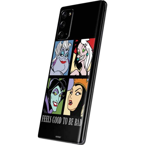 Disney Villains Characters Feels Good To Be Bad Galaxy Note20 5G Skin