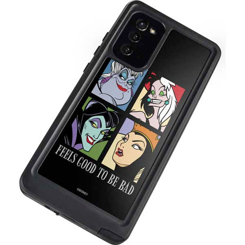 Disney Villains Characters Feels Good To Be Bad Galaxy Note20 5G Waterproof Case