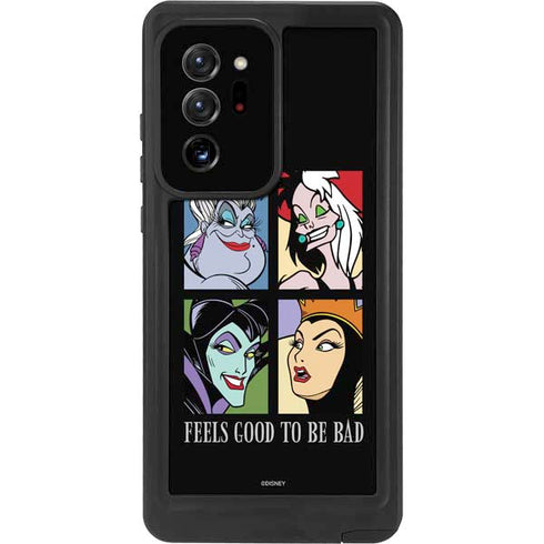 Disney Villains Characters Feels Good To Be Bad Galaxy Note20 Ultra 5G Waterproof Case