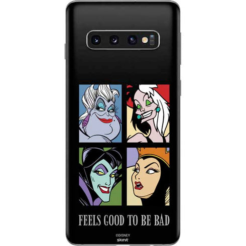 Disney Villains Characters Feels Good To Be Bad Galaxy S10 Skin