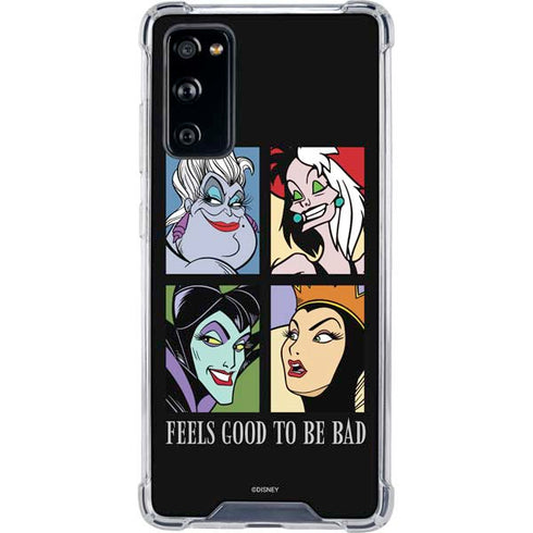 Disney Villains Characters Feels Good To Be Bad Galaxy S20 FE Clear Case