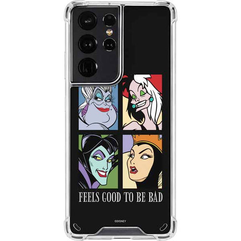 Disney Villains Characters Feels Good To Be Bad Galaxy S21 Ultra 5G Clear Case