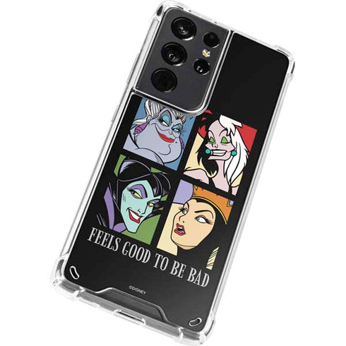 Disney Villains Characters Feels Good To Be Bad Galaxy S21 Ultra 5G Clear Case