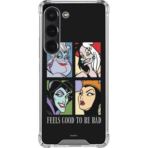Disney Villains Characters Feels Good To Be Bad Galaxy S23 Clear Case
