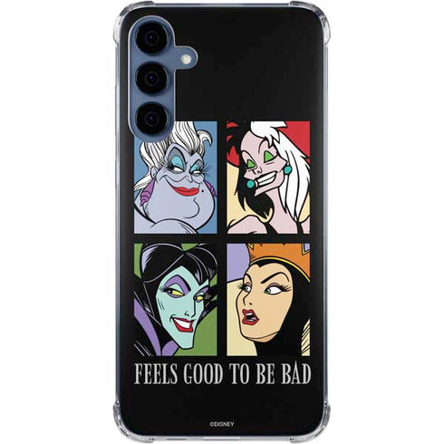 Disney Villains Characters Feels Good To Be Bad Galaxy S24 Clear Case