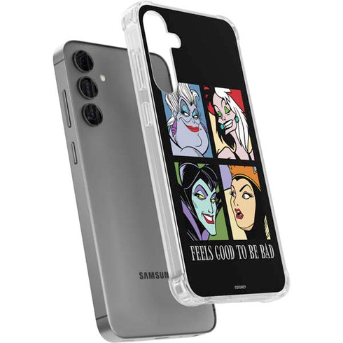 Disney Villains Characters Feels Good To Be Bad Galaxy S24 Plus Clear Case